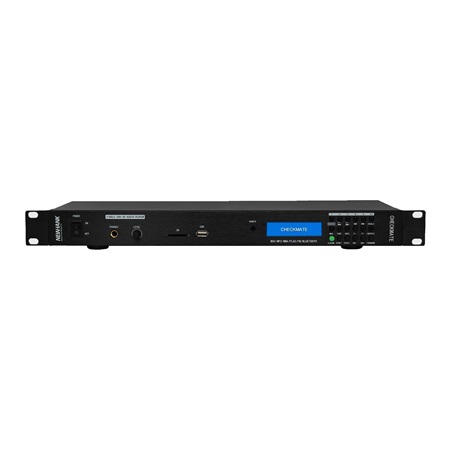 Lecteur USB / SD / Tuner FM / BT  sur sorties XLR Checkmate NewHank