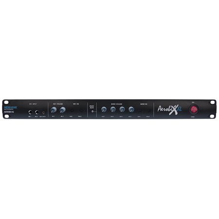 Mixeur rackable 2 MIC + 4 LINE stéréo + Talkover AEROBIX XL NewHank