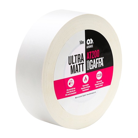 Gaffer Mat standard ADVANCE GAFFA AT200 - 50mm x 50m Blanc