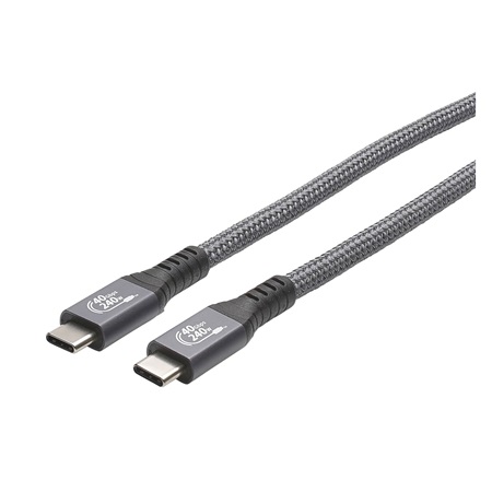 Cordon USB 4 type C mâle/mâle flexible SOMMER - 50cm