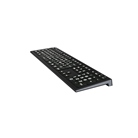 Clavier gros caractère Logickeyboard Large Print - White on Black