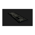 Clavier gros caractère Logickeyboard Large Print - White on Black