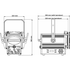 Projecteur Fresnel Led blanc chaud 3000K 100W BRITEQ BT-Theatre 100MZ