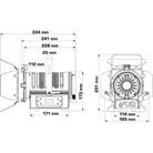 Projecteur Fresnel Led blanc chaud 3200K 50W BRITEQ BT-Theatre 50WW