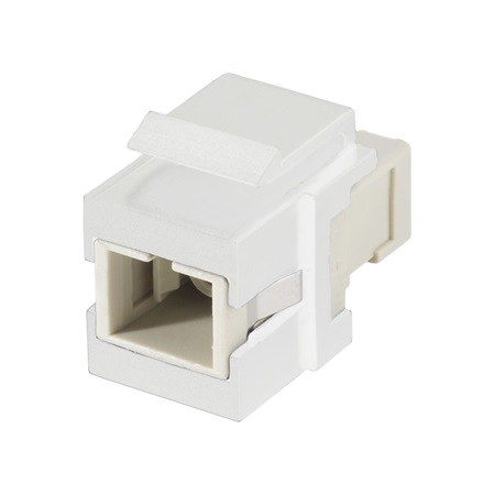 Module Keystone fibre optique SC-SC SYSBOXX Femelle-Femelle blanc