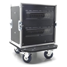 Flight case 125A 5p IP54 - 4 x P1732T + 3 x PC16NF - 30mA par sortie