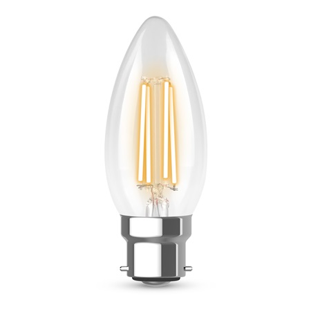 Lampe LED flamme classique B22 4.2W 2700K 470lm KOSNIC