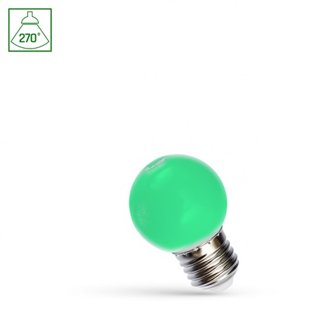 Lampe LED E27 pour guirlande 1W Spectrum Led - VERT