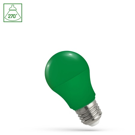 Lampe LED GLS 230V E27 4.9W Spectrum Led - VERT