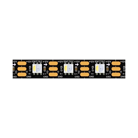 Ruban pixel LED ENTTEC - 12V - RGBW - noir - 60 leds/m - IP20 - 5m