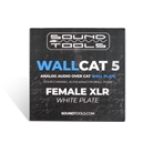 Soundtools WallCAT5 - boitier mural RJ45 + 4 XLR F vers RJ45 - noir