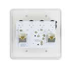 Soundtools WallCAT5 - boitier mural RJ45 + 4 XLR F vers RJ45 - blanc