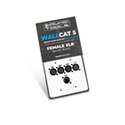 Soundtools WallCAT5 - boitier mural RJ45 + 4 XLR F vers RJ45 - blanc