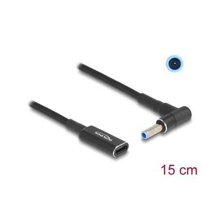 Cordon adaptateur USB Type-C femelle - DC HP 4,5x3,0mm mâle