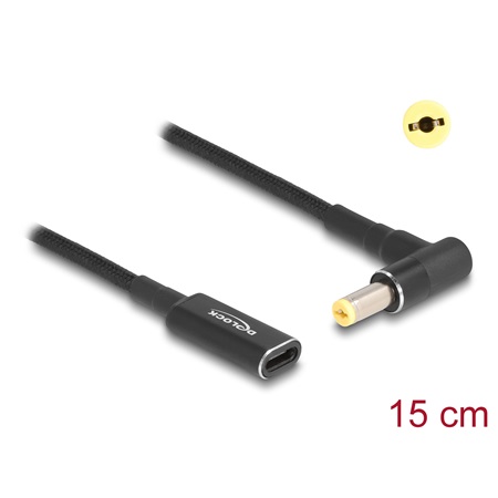 Cordon adaptateur USB Type-C femelle - DC Acer 5,5x1,7mm mâle