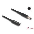 Cordon adaptateur USB Type-C™ femelle - DC 5,5x2,1mm mâle