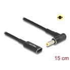 Cordon adaptateur USB Type-C™ femelle - DC 5,5x2,5mm mâle