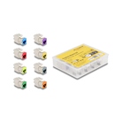 Lot de 8 modules Keystone RJ45 Cat.6a DELOCK Femelle