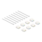 Lot de 8 modules Keystone RJ45 Cat.6a DELOCK Femelle