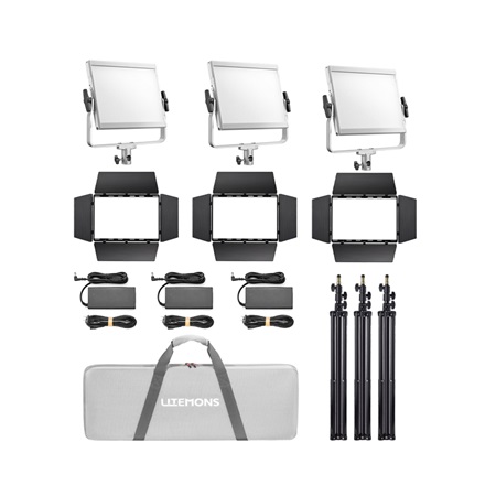 Kit 3 panneaux Led 36W Blanc variable GODOX LP400Bi Litemons