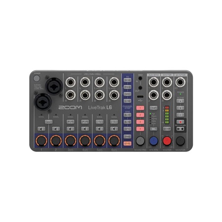 ZOOM Livetrak L-6 - console 10 voies portable sur pile ou alim USB