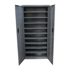 Armoire de rangement VISO avec 2 portes et 9 tablettes