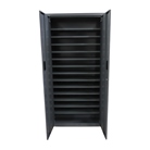 Armoire de rangement VISO avec 2 portes et 13 tablettes