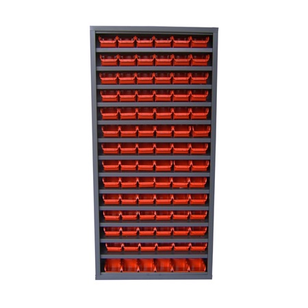 Armoire de rangement VISO sans porte 13 tablettes