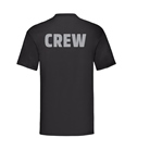 T-Shirt en coton Be1st Pro ''CREW'' - Noir - Taille S