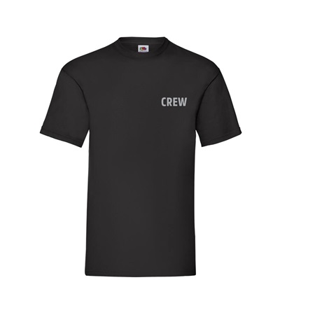 T-Shirt en coton Be1st Pro ''CREW'' - Noir - Taille S