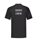 T-Shirt en coton Be1st Pro ''AUDIO CREW'' - Noir - Taille S