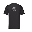 T-Shirt en coton Be1st Pro ''LIGHT CREW'' - Noir - Taille S