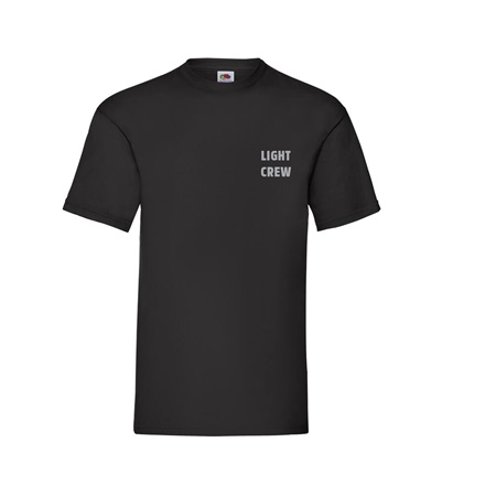 T-Shirt en coton Be1st Pro ''LIGHT CREW'' - Noir - Taille S