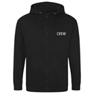 Sweat zip capuche Hoodie Be1st Pro ''CREW'' Noir - Taille S