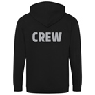 Sweat zip capuche Hoodie Be1st Pro ''CREW'' Noir - Taille S