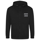 Sweat zip capuche Hoodie Be1st Pro ''AUDIO CREW'' Noir - Taille S