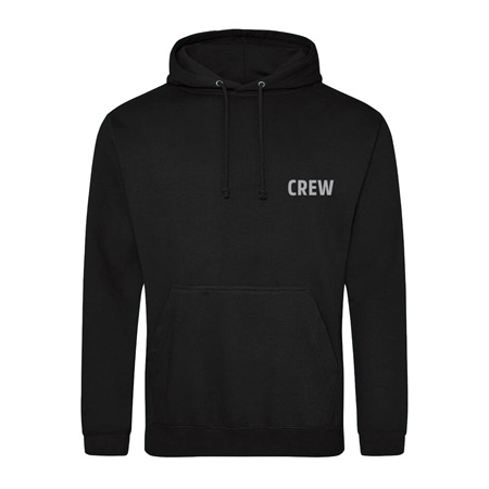 Sweat à capuche Hoodie Be1st Pro ''CREW'' Noir - Taille S