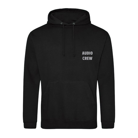 Sweat à capuche Hoodie Be1st Pro ''AUDIO CREW'' Noir - Taille XXL