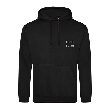 Sweat à capuche Hoodie Be1st Pro ''LIGHT CREW'' Noir - Taille S