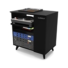 DESK-MODULAR-RACK - Meuble GLORIOUS Modular Side Rack Black