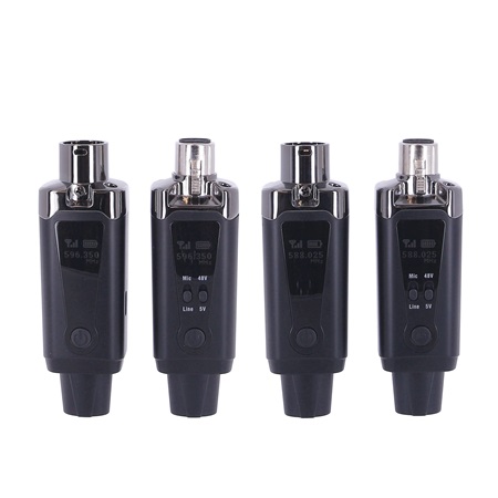 Système UHF double sur batterie - connecteurs XLR - 16 canaux 