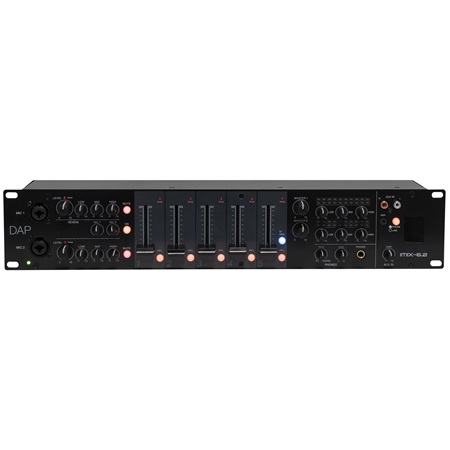 Mixeur rackable 7 entrées sur 2 zones DAP Audio IMIX-6.2