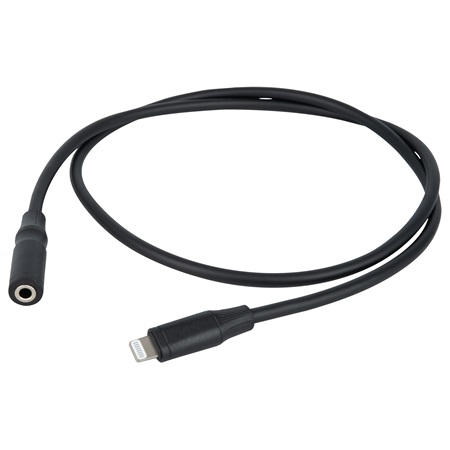 Cordon adaptateur DAP Lightning - MiniJack 3,5mm Stéréo Femelle - 75cm