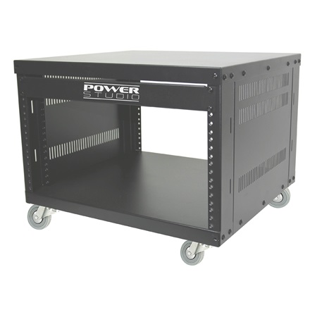 Rack métal de studio 19'' sur roulettes Power Studio PSR-6 - 6U