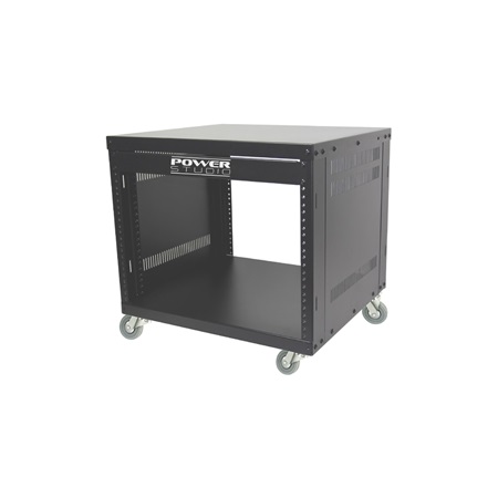 Rack métal de studio 19'' sur roulettes Power Studio PSR-8 - 8U