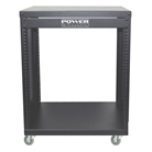 Rack métal de studio 19'' sur roulettes Power Studio PSR-12 - 12U