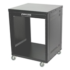 Rack métal de studio 19'' sur roulettes Power Studio PSR-12 - 12U