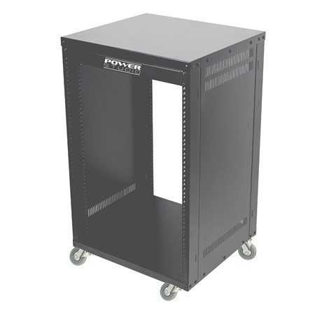 Rack métal de studio 19'' sur roulettes Power Studio PSR-16 - 16U