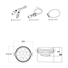 Par led slim 12 x 12W RGBW AFX Light Club Mix2