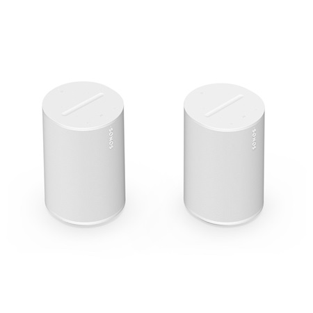 Sonos ERA 100 PRO - paire d'enceintes PoE+ polyvalente blanche